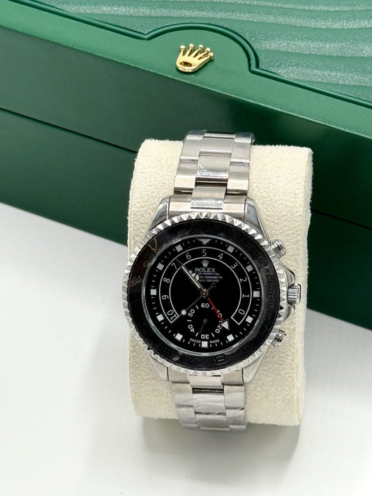 Rolex Yacht-Master II Stainless Steel Black Dial Men's Watch