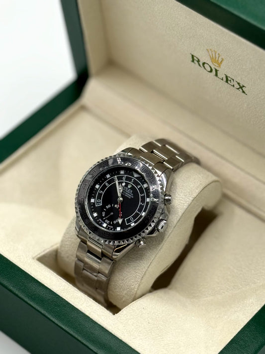 Rolex Yacht-Master II Stainless Steel Black Dial Men's Watch