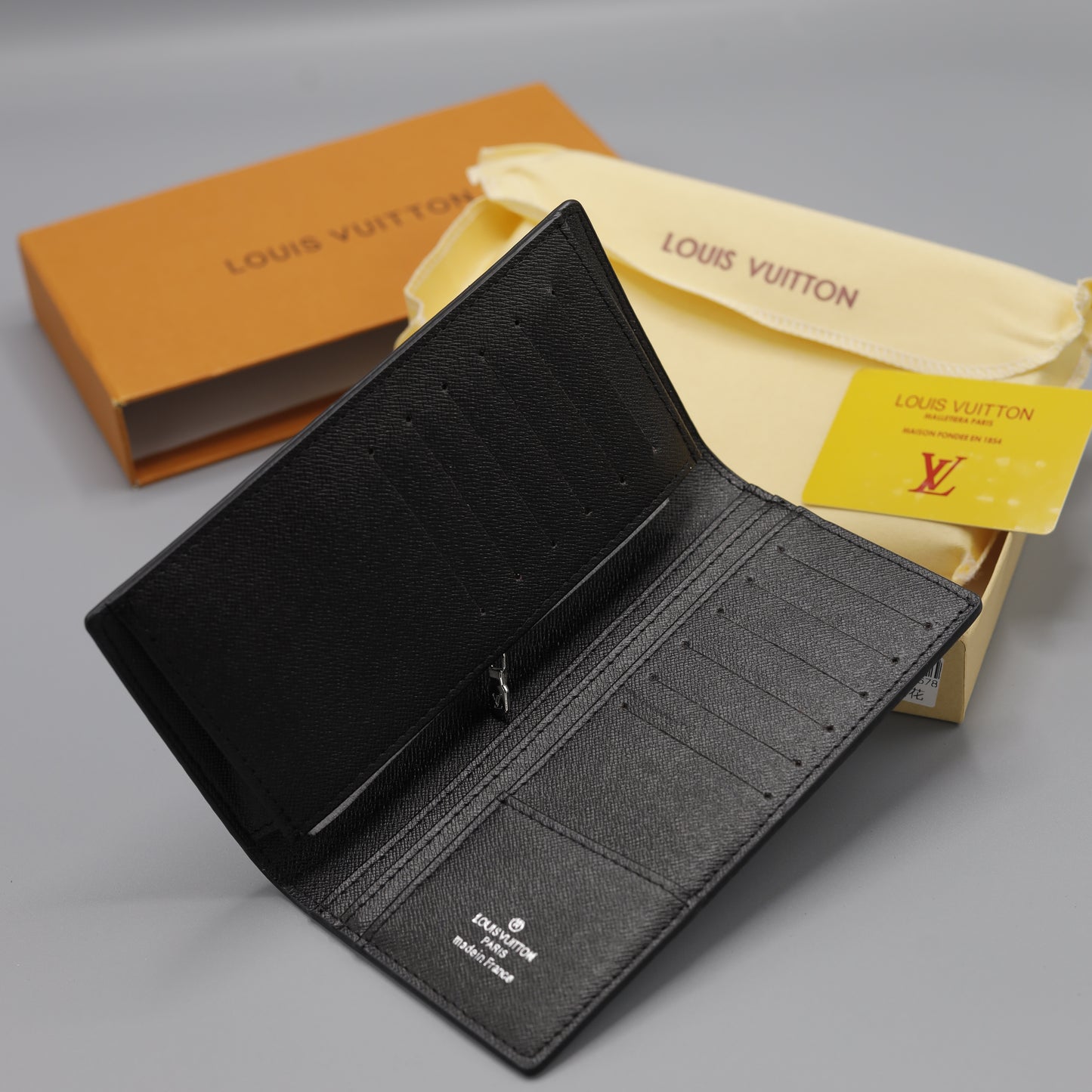 Louis Vuitton Monogram Eclipse Brazza Long Wallet