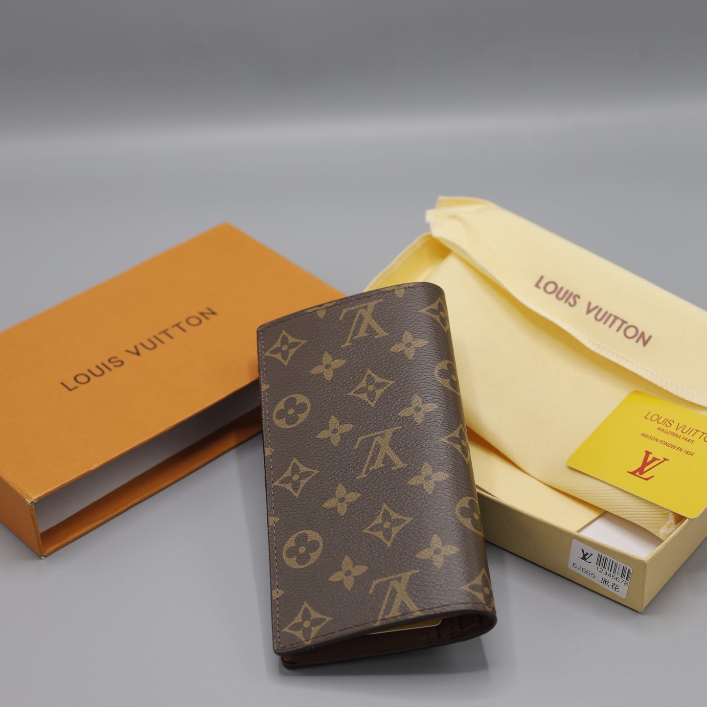 Louis Vuitton Damier Ebene Canvas Long Wallet