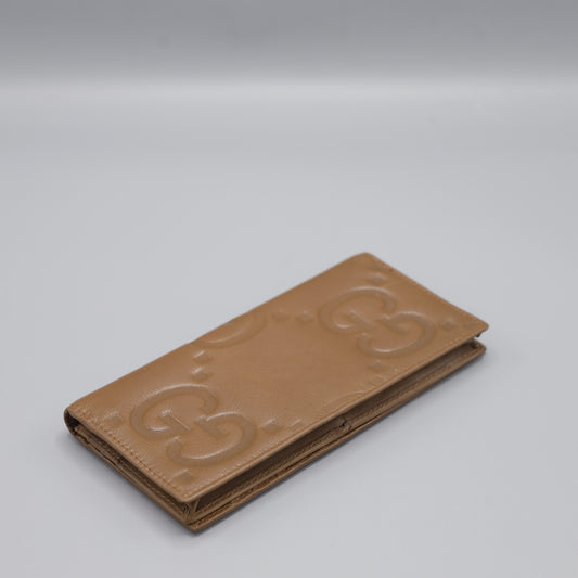 Gucci Guccissima Signature Dice Continental Wallet