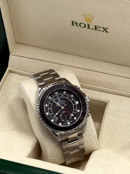 Rolex Yacht-Master II Stainless Steel Black Dial Men's Watch