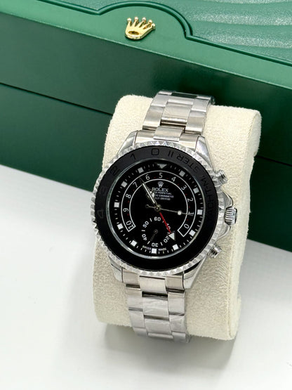 Rolex Yacht-Master II Stainless Steel Black Dial Men's Watch