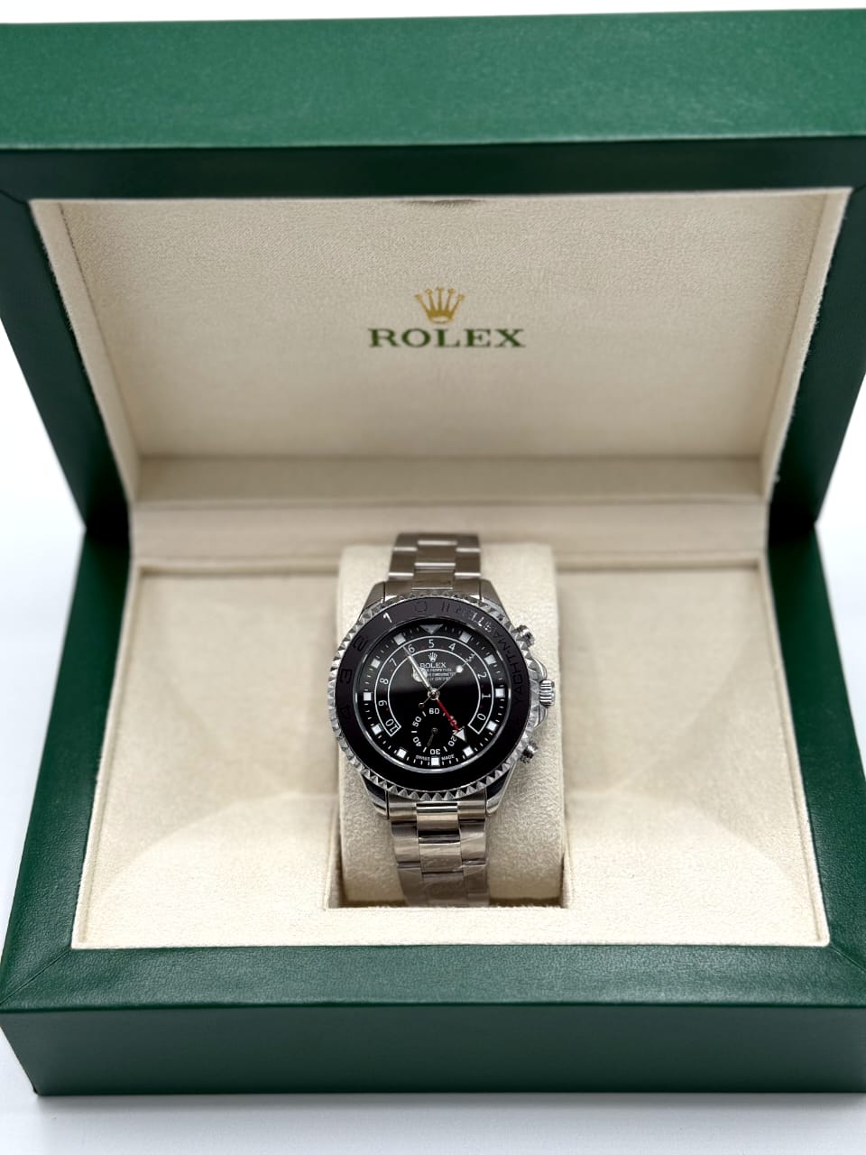 Rolex Yacht-Master II Stainless Steel Black Dial Men's Watch