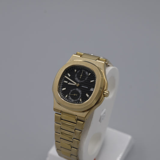 SKMEI Men's Luxury Gold Chronograph Watch.