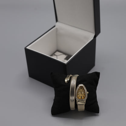 Bvlgari Serpenti Tubogas Double Spiral Gold Watch