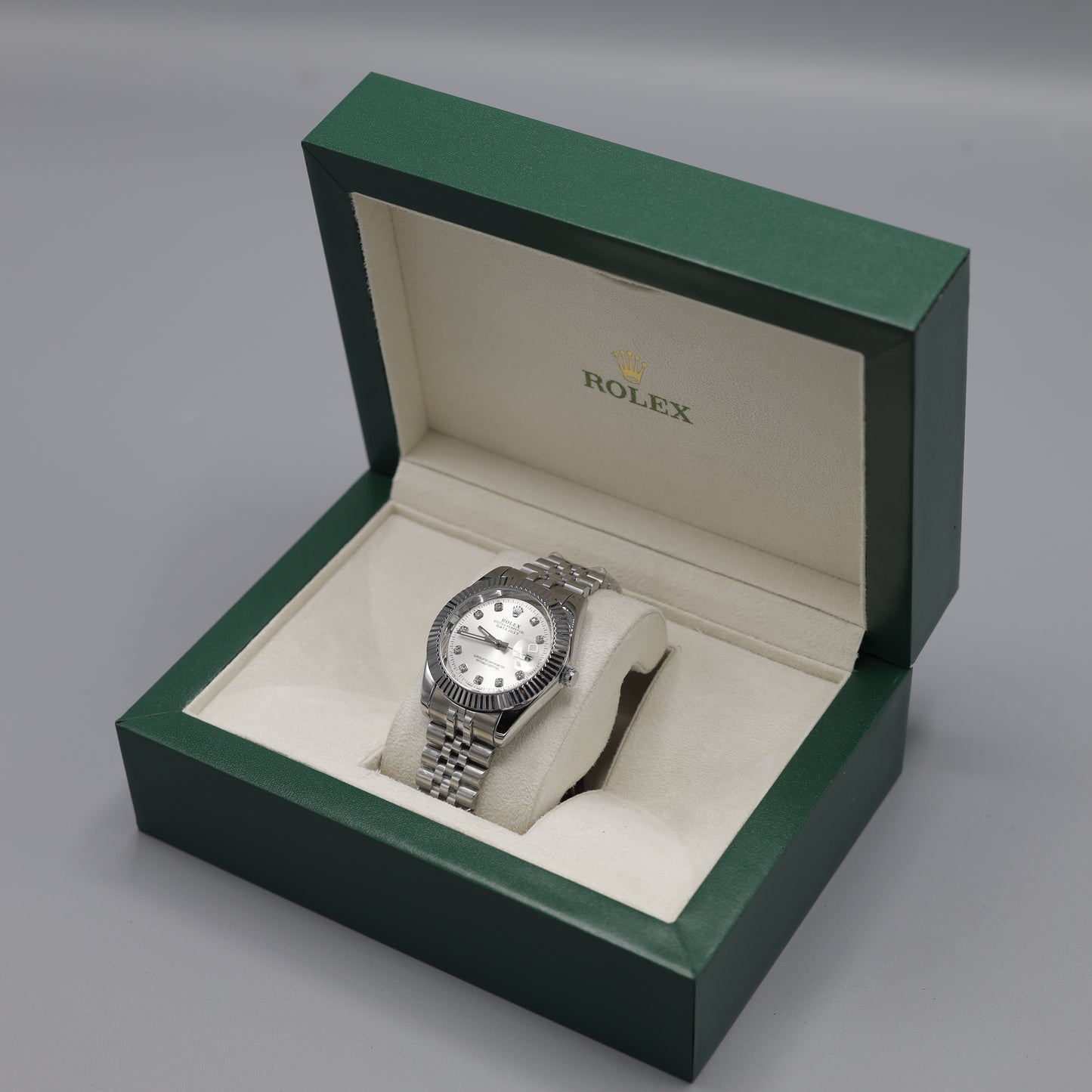 Rolex Luxury Datejust Diamond Dial Watch