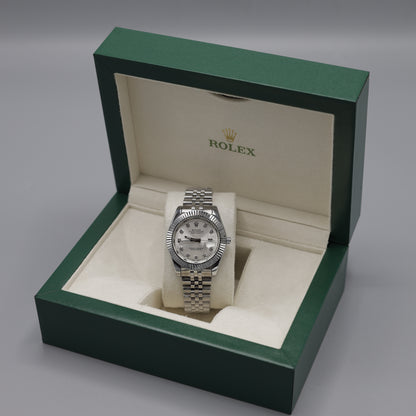 Rolex Luxury Datejust Diamond Dial Watch