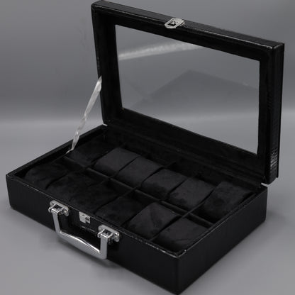 Elegant Watch and Jewelry Storage Box for Men