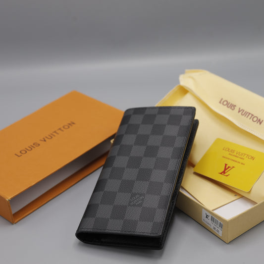 Louis Vuitton Damier Ebene Canvas Long Wallet