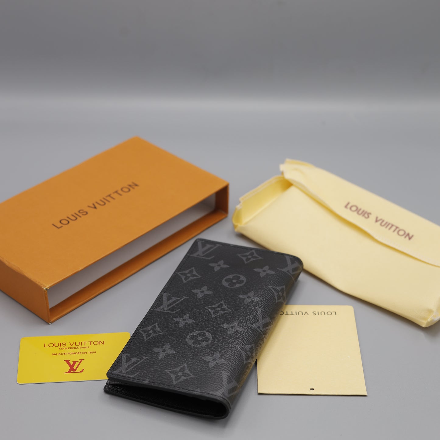 Louis Vuitton Brazza Wallet - Monogram Eclipse Canvas