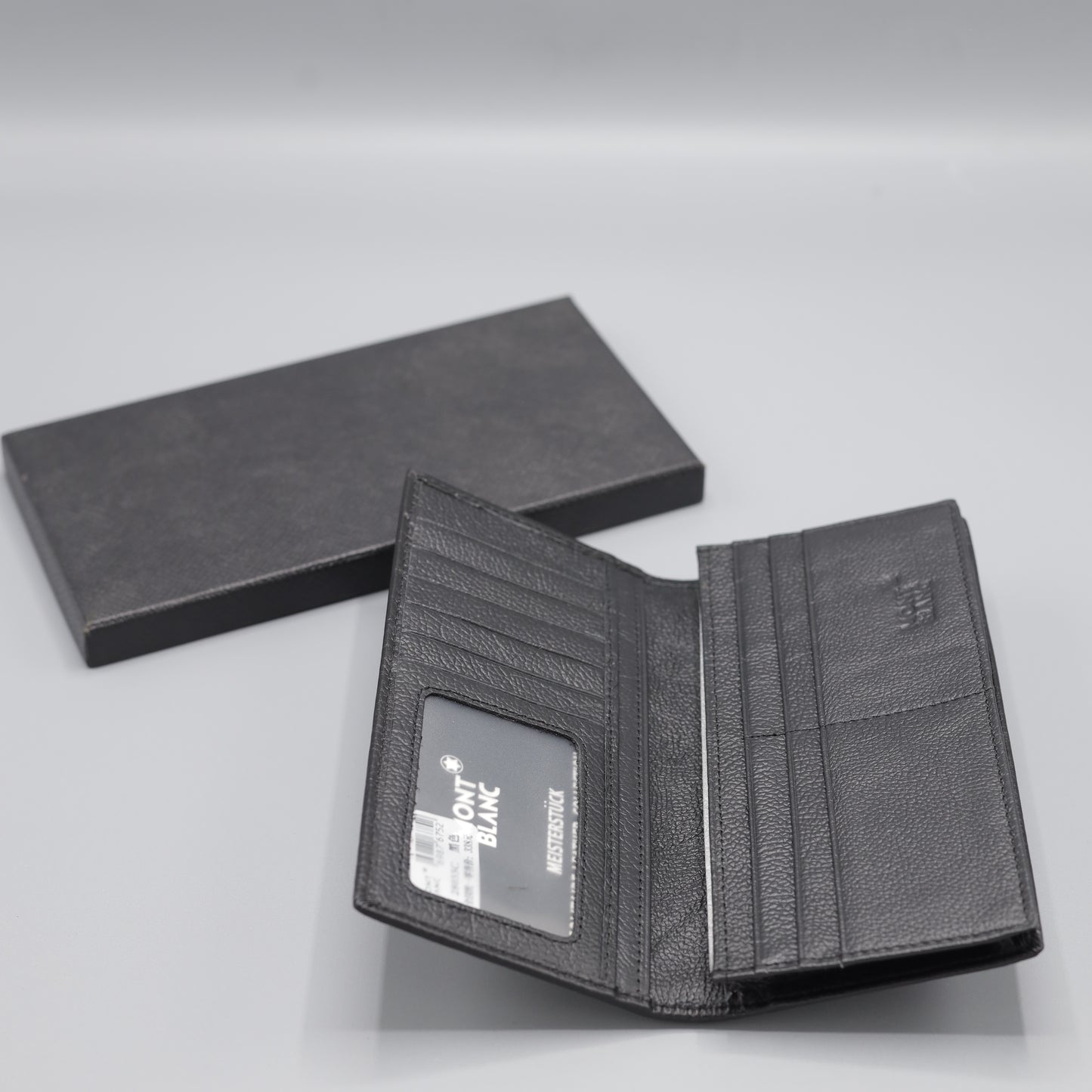 Premium Leather Bi-Fold Wallet with RFID Protection