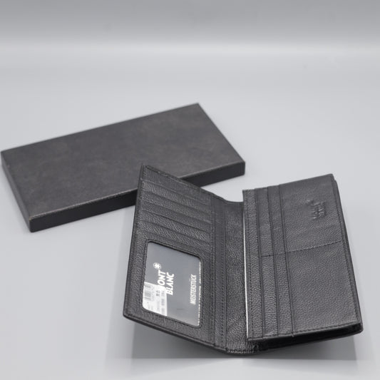 Premium Leather Bi-Fold Wallet with RFID Protection