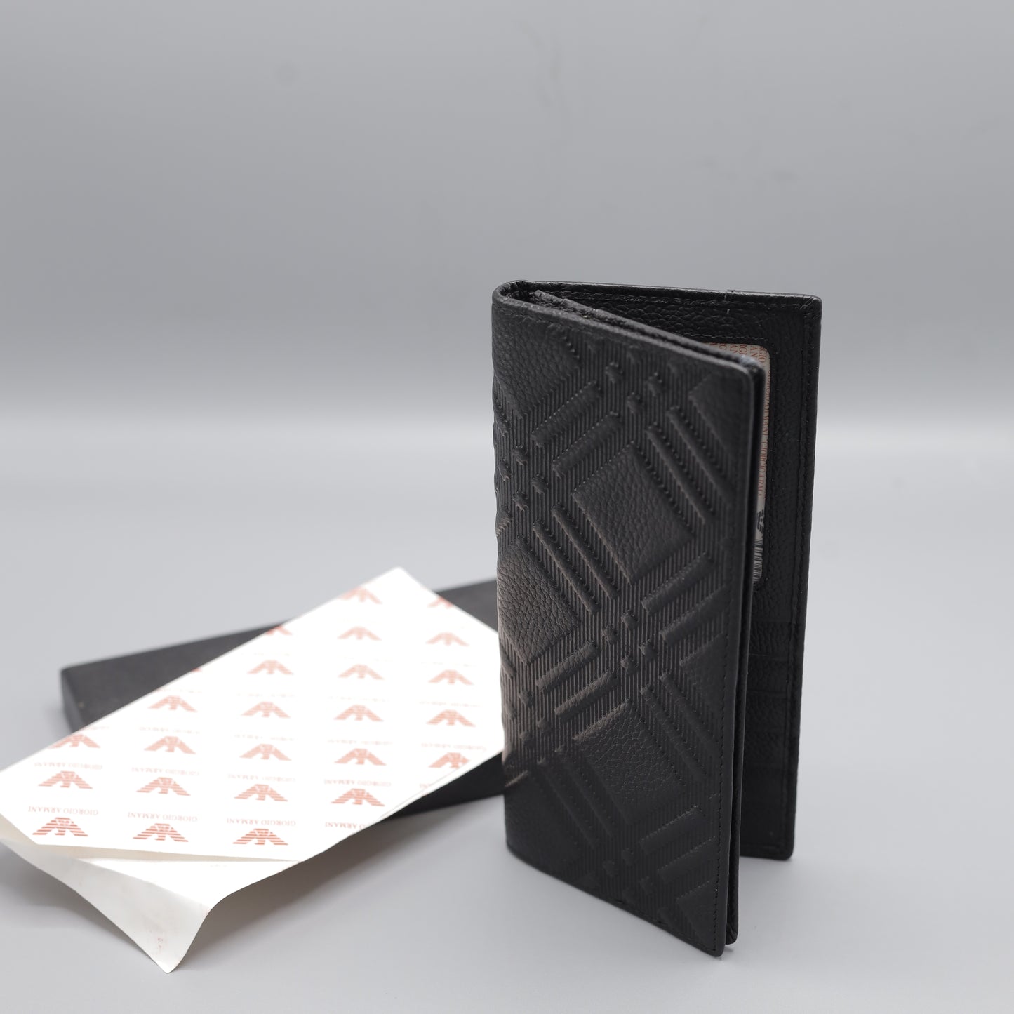 Burberry Premium Black Long Wallet