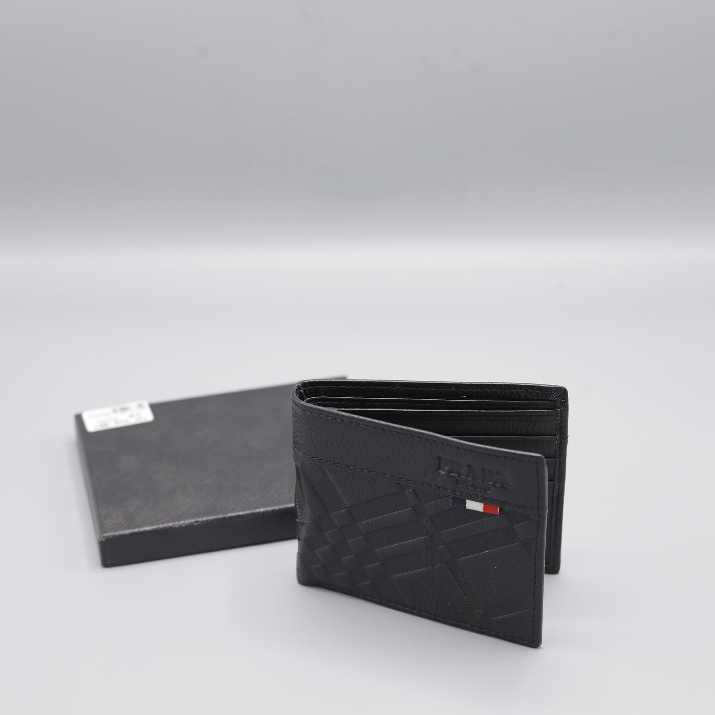 Prada Patterned Leather Wallet for Men