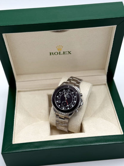 Rolex Yacht-Master II Stainless Steel Black Dial Men's Watch