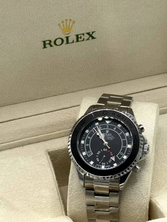 Rolex Yacht-Master II Stainless Steel Black Dial Men's Watch