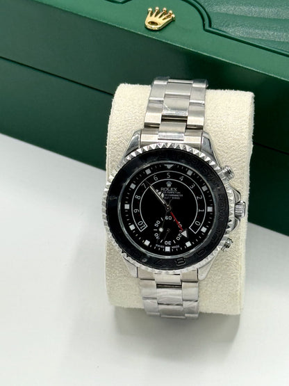 Rolex Yacht-Master II Stainless Steel Black Dial Men's Watch